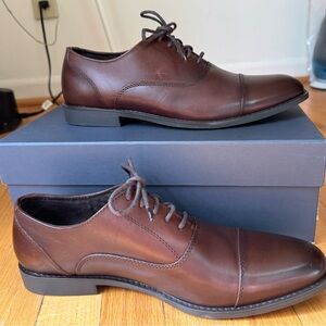 Jos. A. Bank Brown Leather Cap Toe Oxfords